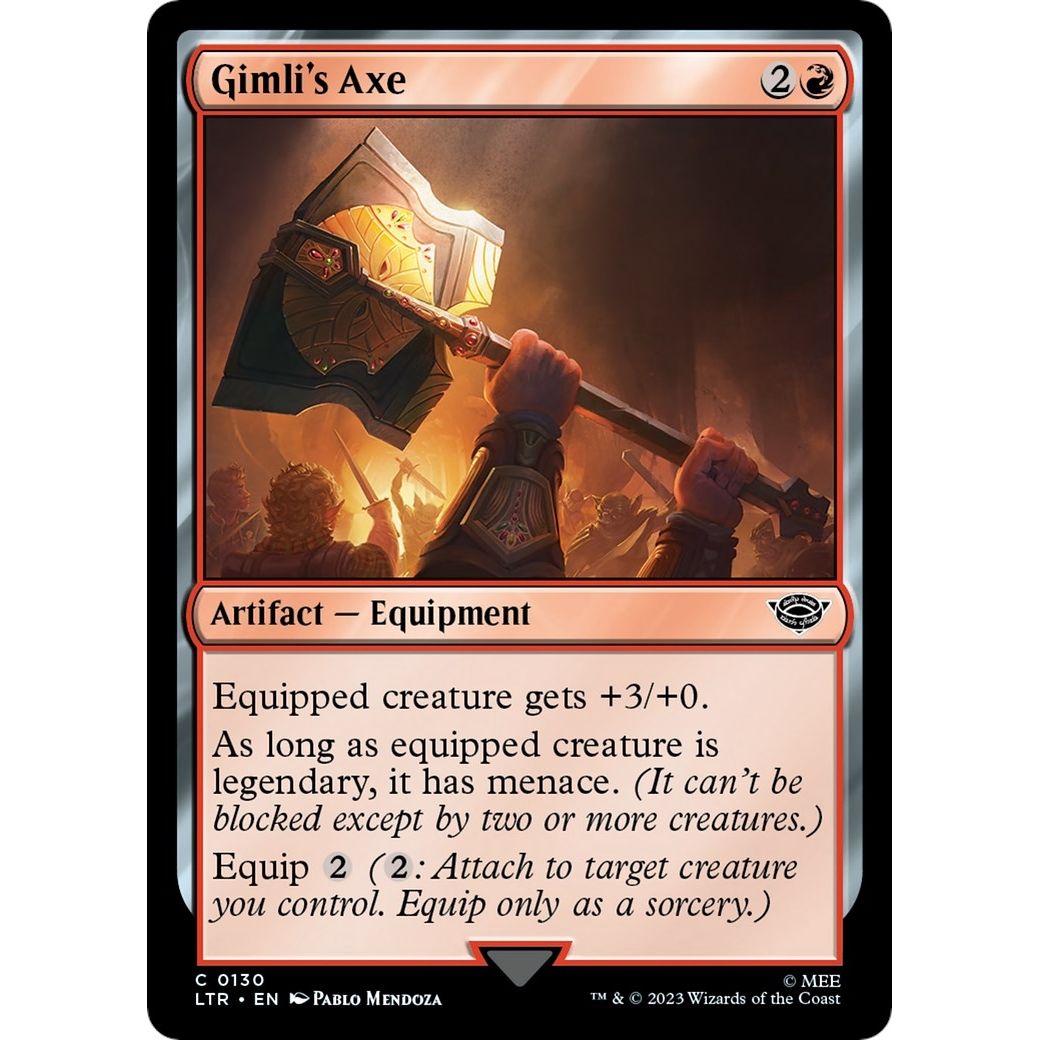 Image for Gimli's Axe (130) (LTR) - Magic: The Gathering