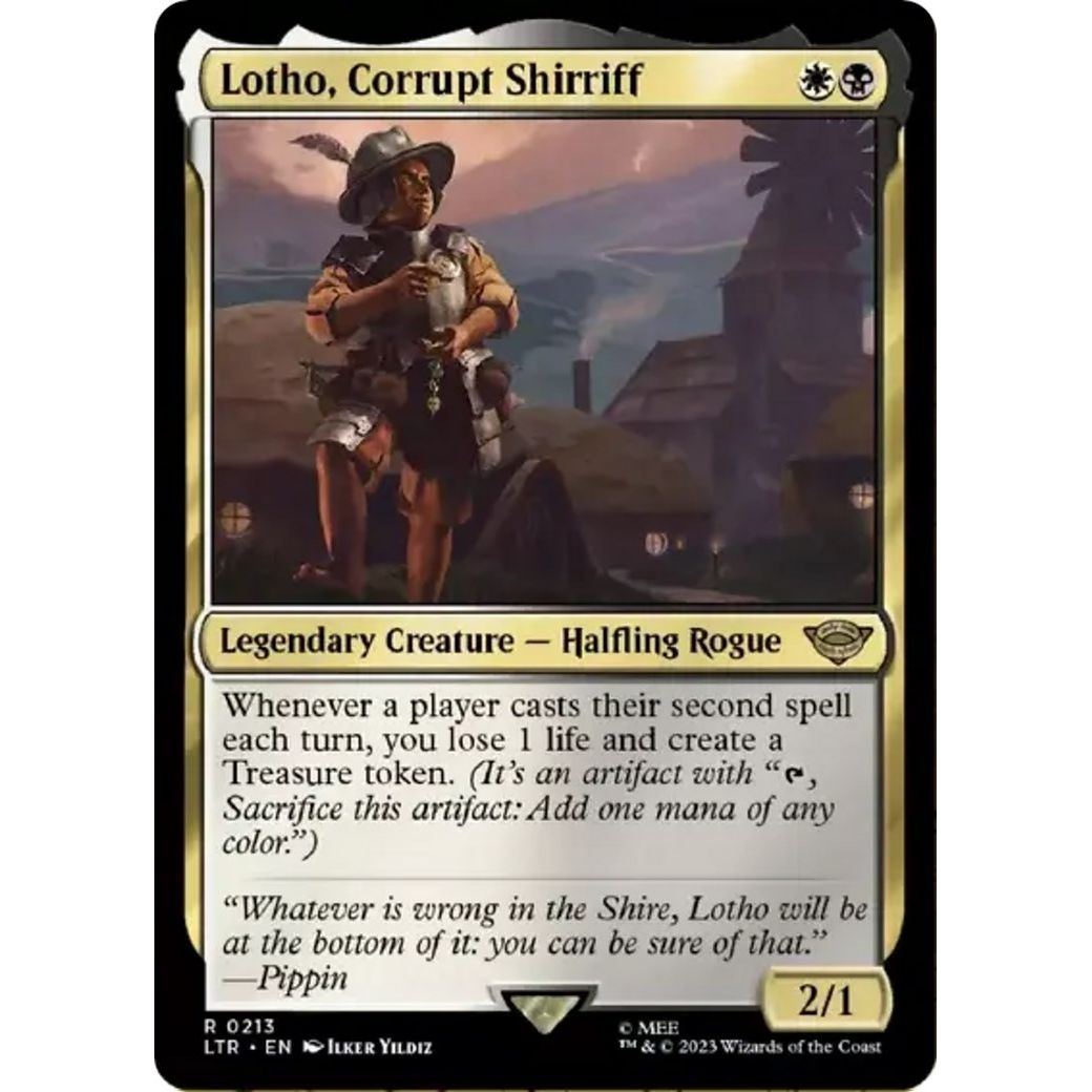 Image for Lotho, Corrupt Shirriff (213) (LTR) - Magic: The Gathering