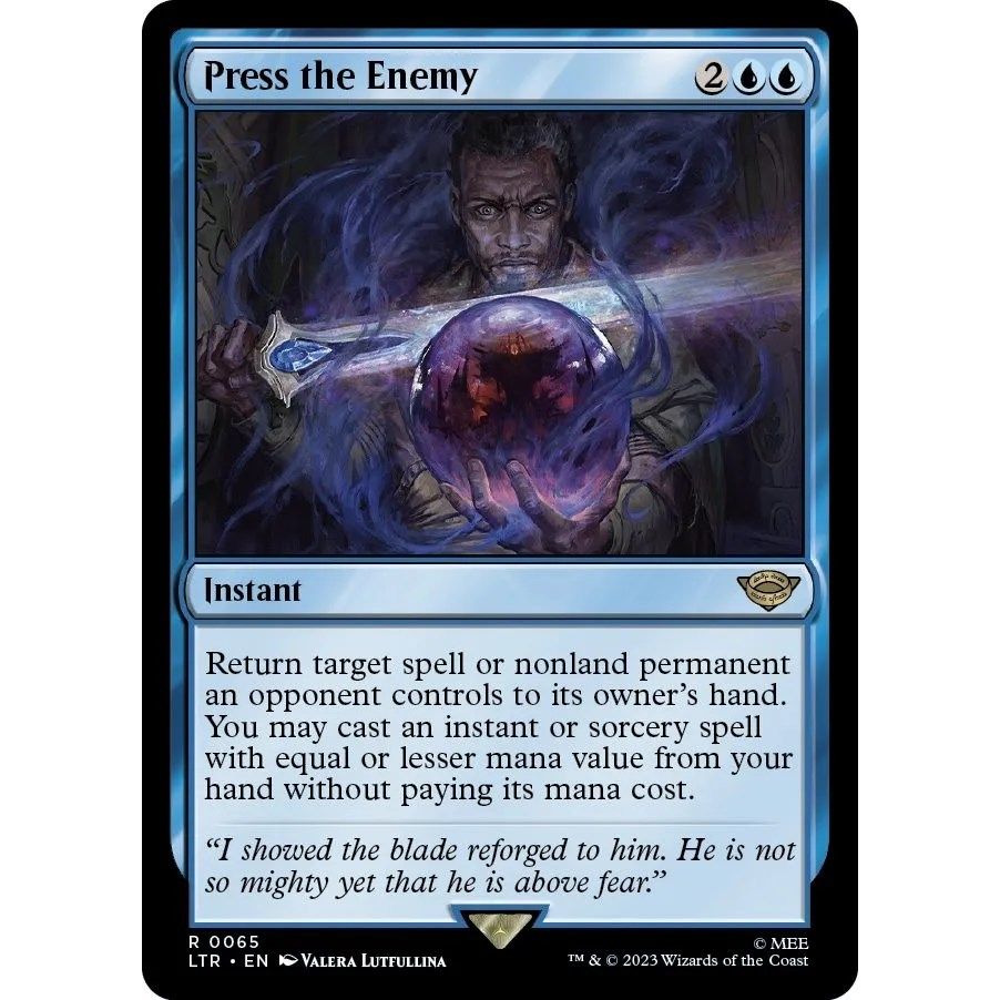 Image for Press the Enemy (65) (LTR) - Magic: The Gathering