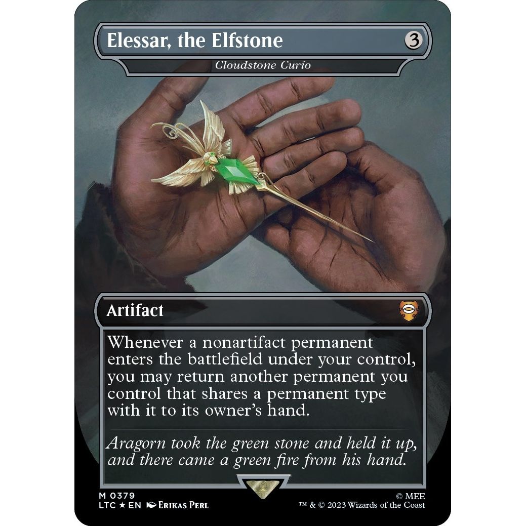 Image for Elessar, the Elfstone - Cloudstone Curio (Surge Foil) (379) (LTC) - Magic: The Gathering