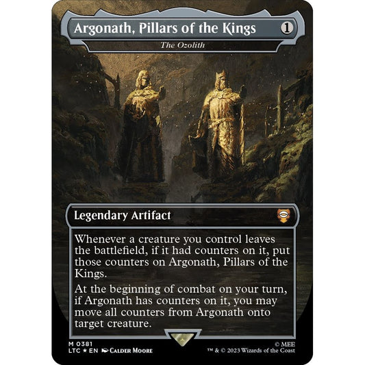 Image for Argonath, Pillars of the Kings - The Ozolith (Surge Foil) (381) (LTC) - Magic: The Gathering