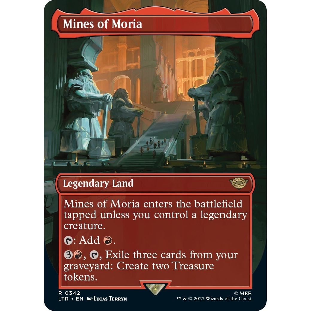 Image for Mines of Moria (Borderless) (342) (LTR) - Magic: The Gathering