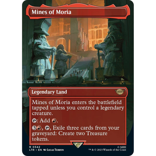 Image for Mines of Moria (Borderless) (342) (LTR) - Magic: The Gathering
