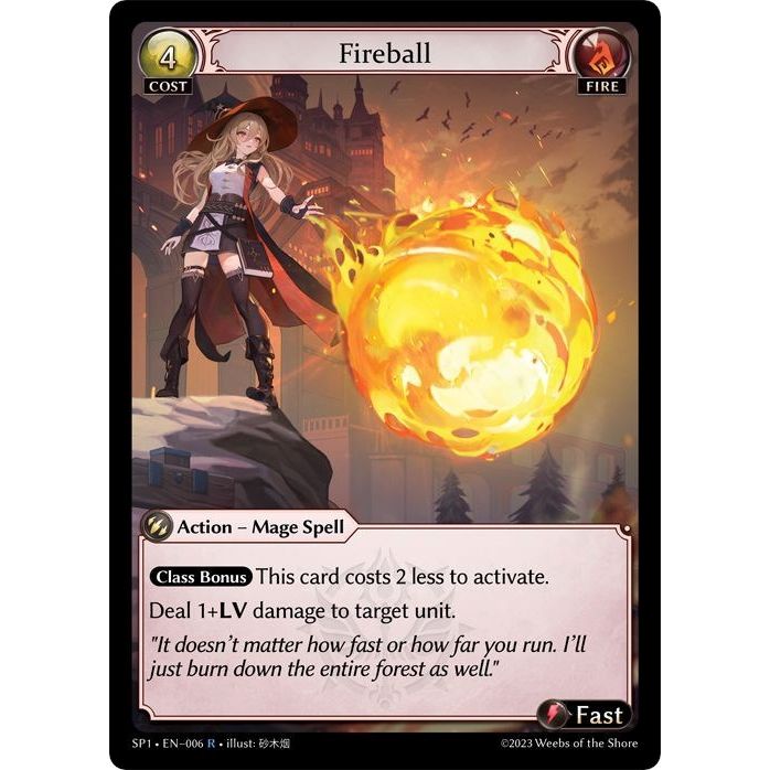 Image for Fireball (006) (SP1) - Grand Archive TCG