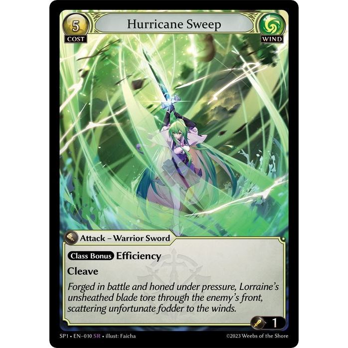 Image for Hurricane Sweep (010) (SP1) - Grand Archive TCG