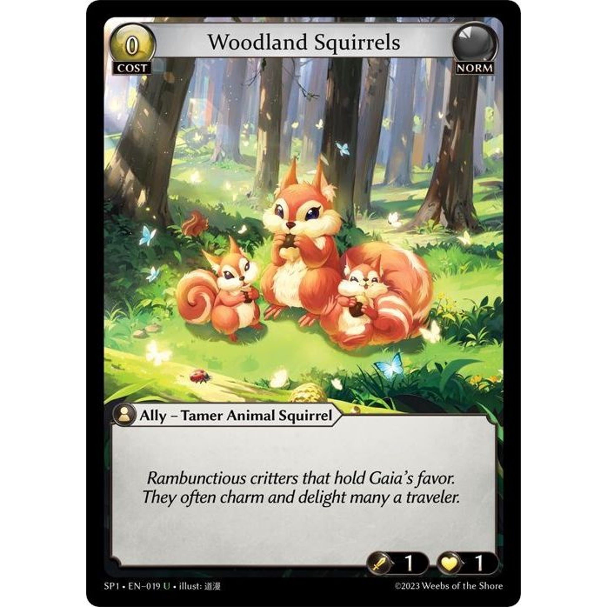 Image for Woodland Squirrels (019) (SP1) - Grand Archive TCG