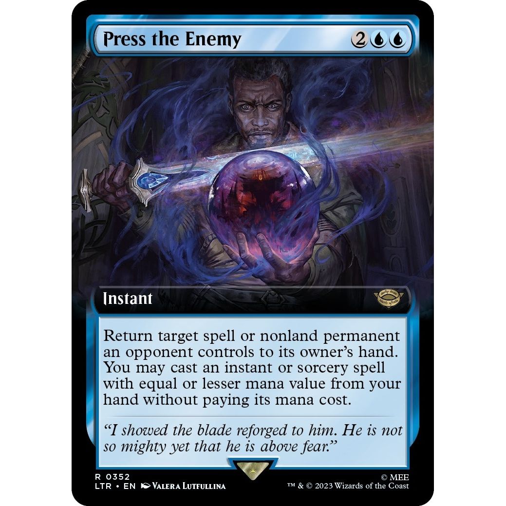 Image for Press the Enemy (Extended Art) (352) (LTR) - Magic: The Gathering