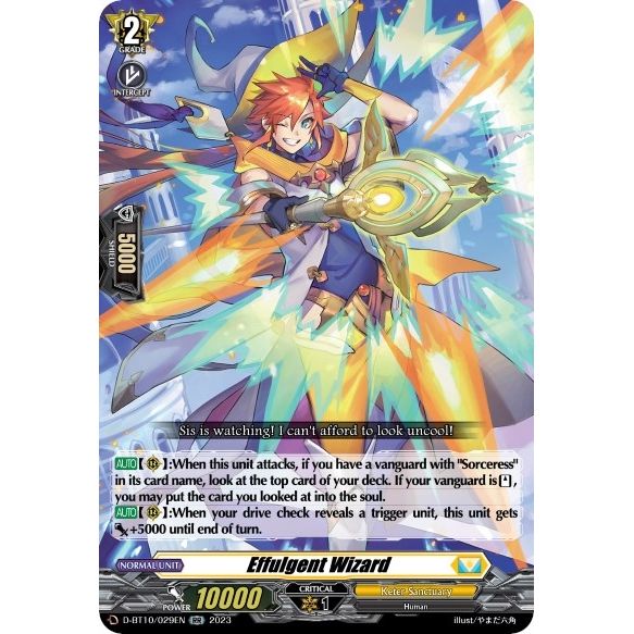 Image for Effulgent Wizard (D-BT10/029EN) (D-BT10) - Cardfight Vanguard