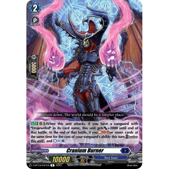 Image for Cranium Burner (D-BT10/041EN) (D-BT10) - Cardfight Vanguard