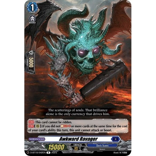 Image for Awkward Ravager (D-BT10/042EN) (D-BT10) - Cardfight Vanguard