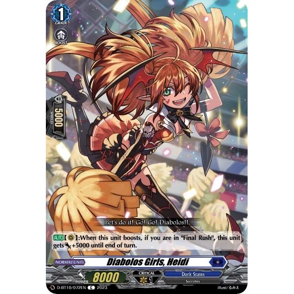 Image for Diabolos Girls, Heidi (D-BT10/072EN) (D-BT10) - Cardfight Vanguard