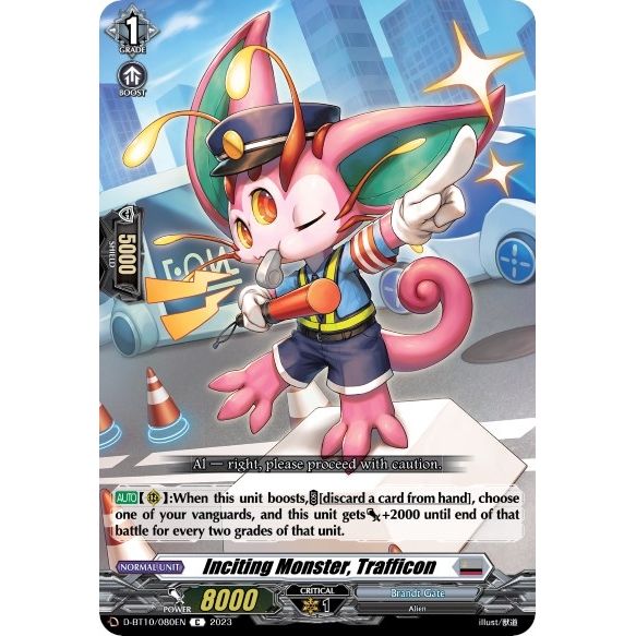 Image for Inciting Monster, Trafficon (D-BT10/080EN) (D-BT10) - Cardfight Vanguard
