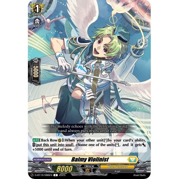Image for Balmy Violinist (D-BT10/086EN) (D-BT10) - Cardfight Vanguard