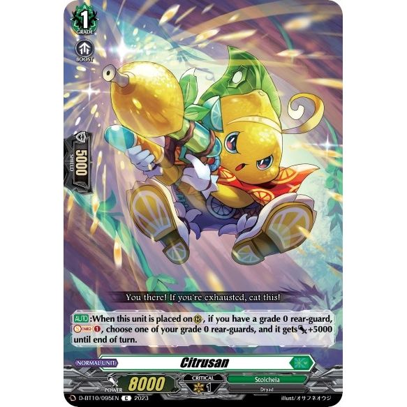 Image for Citrusan (D-BT10/095EN) (D-BT10) - Cardfight Vanguard