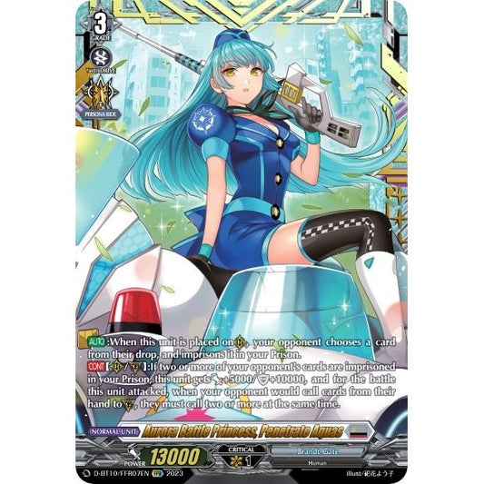 Image for Aurora Battle Princess, Penetrate Aquas (FFR) (D-BT10/FFR07EN) (D-BT10) - Cardfight Vanguard