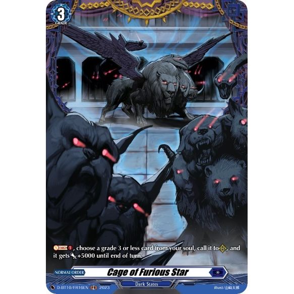 Image for Cage of Furious Star (FR) (D-BT10/FR16EN) (D-BT10) - Cardfight Vanguard