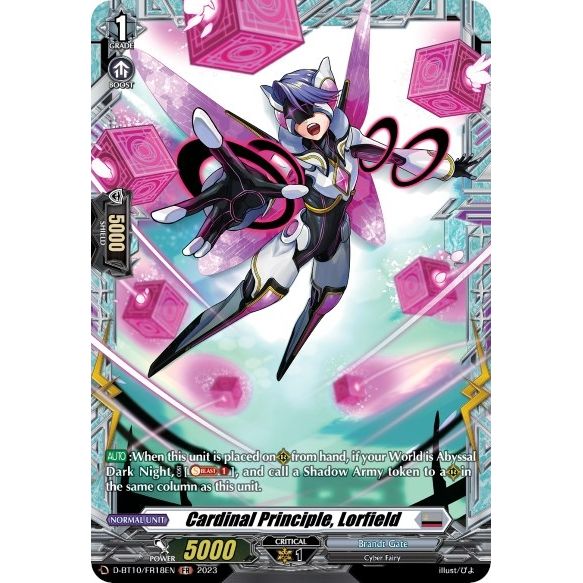 Image for Cardinal Principle, Lorfield (FR) (D-BT10/FR18EN) (D-BT10) - Cardfight Vanguard