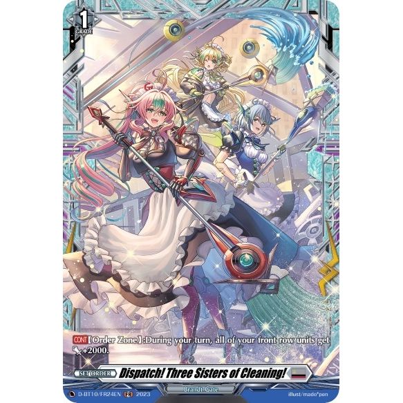 Image for Dispatch! Three Sisters of Cleaning! (FR) (D-BT10/FR24EN) (D-BT10) - Cardfight Vanguard
