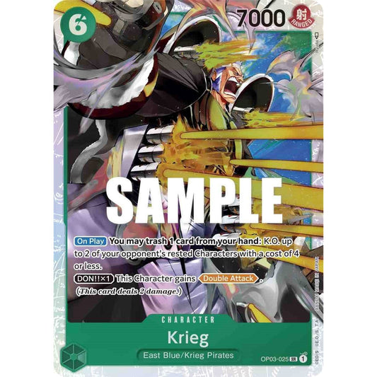 Image for Krieg (OP03-025) (OP03) - One Piece Card Game