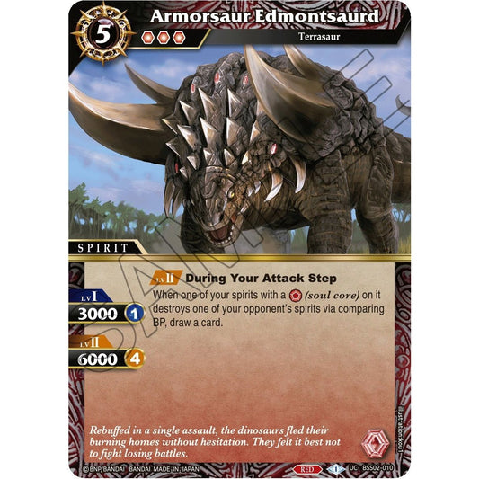 Image for Armorsaur Edmontsaurd (BSS02-010) (BSS02) - Battle Spirits Saga