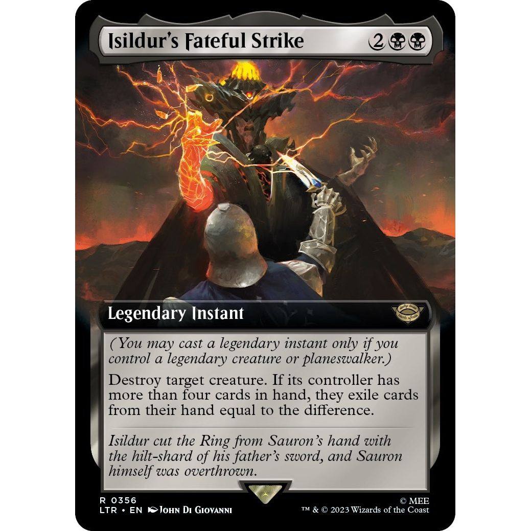 Image for Isildur's Fateful Strike (Extended Art) (356) (LTR) - Magic: The Gathering