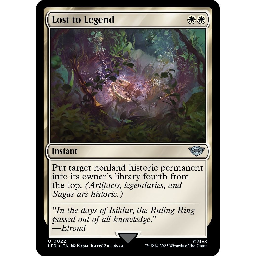 Image for Lost to Legend (22) (LTR) - Magic: The Gathering