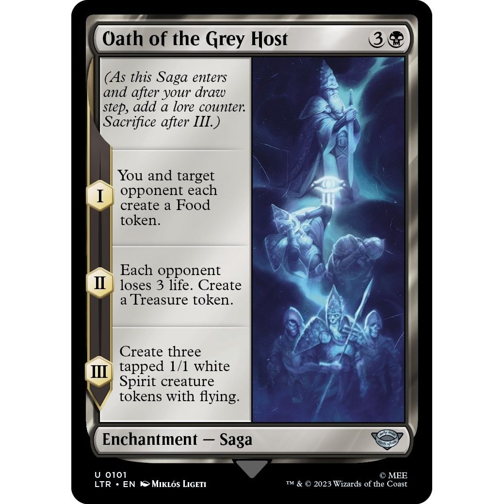 Image for Oath of the Grey Host (101) (LTR) - Magic: The Gathering