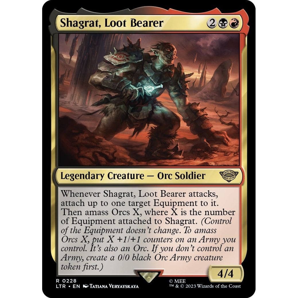 Image for Shagrat, Loot Bearer (228) (LTR) - Magic: The Gathering