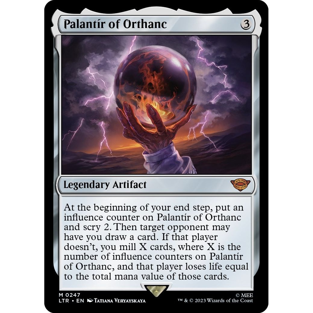 Image for Palantir of Orthanc (247) (LTR) - Magic: The Gathering