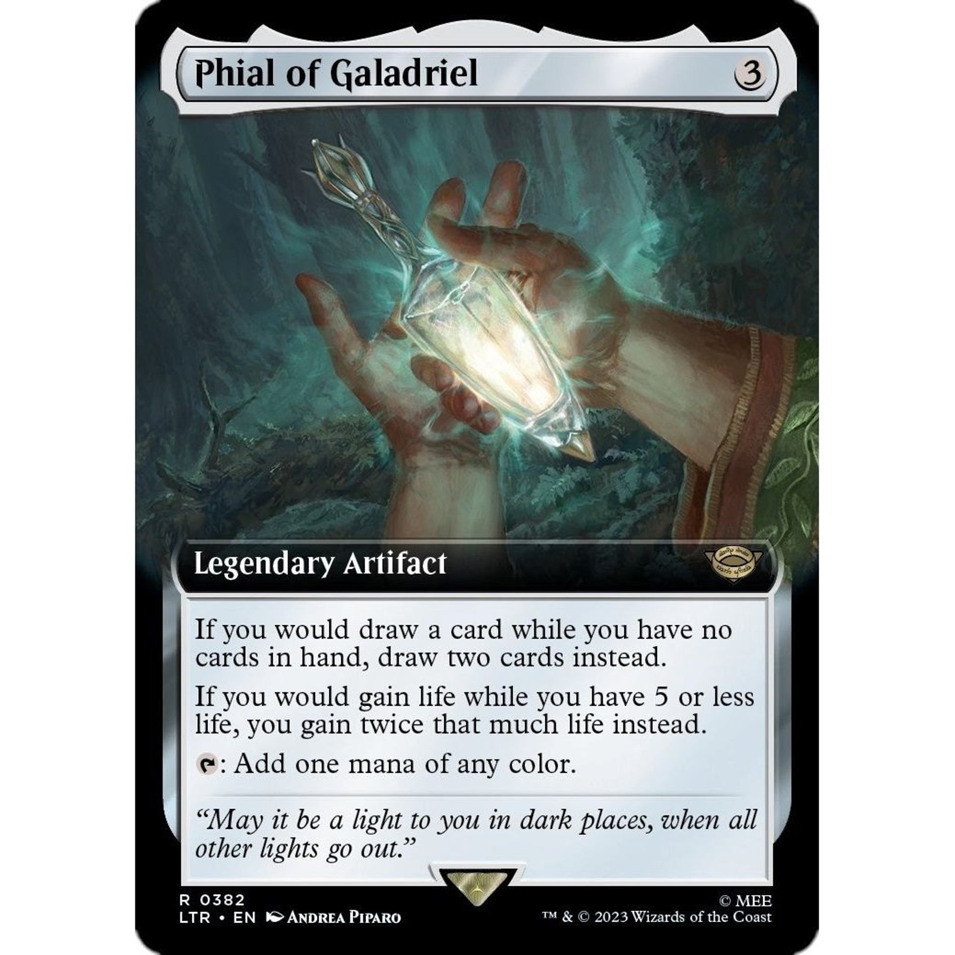 Image for Phial of Galadriel (Extended Art) (382) (LTR) - Magic: The Gathering