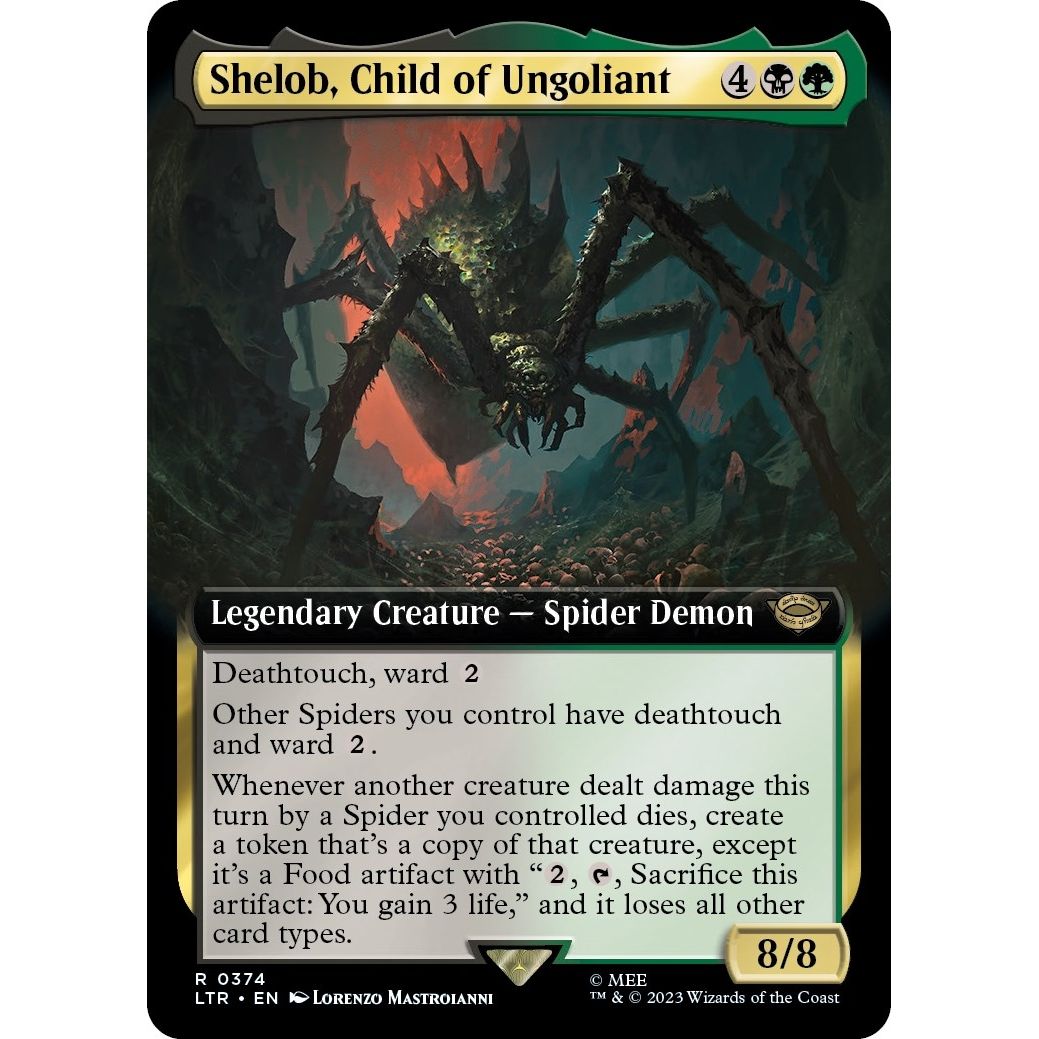 Image for Shelob, Child of Ungoliant (Extended Art) (374) (LTR) - Magic: The Gathering