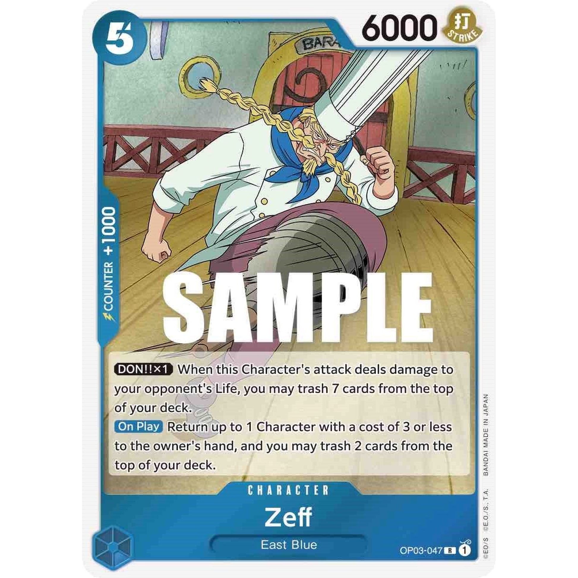 Image for Zeff (OP03-047) (OP03) - One Piece Card Game