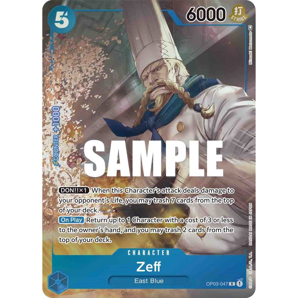 Image for Zeff (Alternate Art) (OP03-047) (OP03) - One Piece Card Game