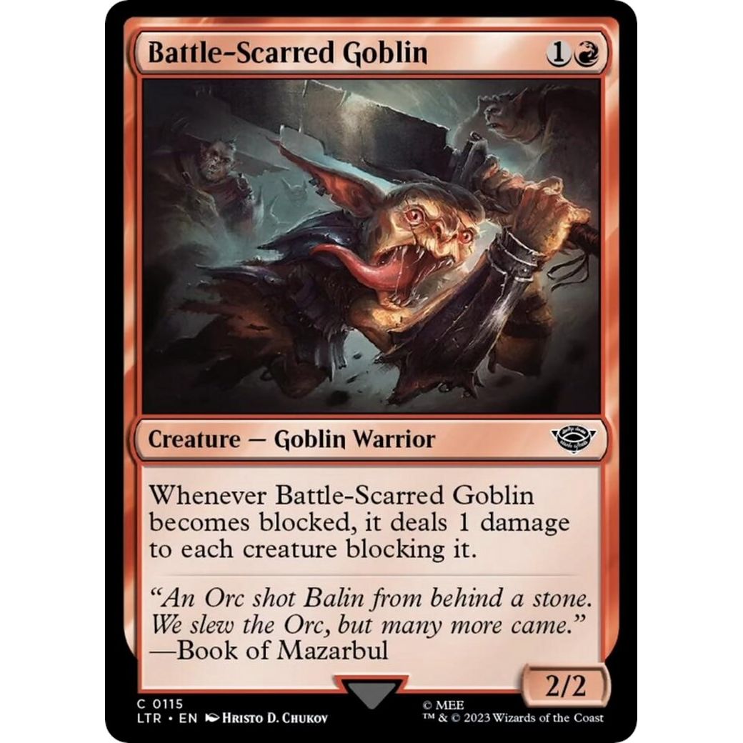 Image for Battle-Scarred Goblin (115) (LTR) - Magic: The Gathering