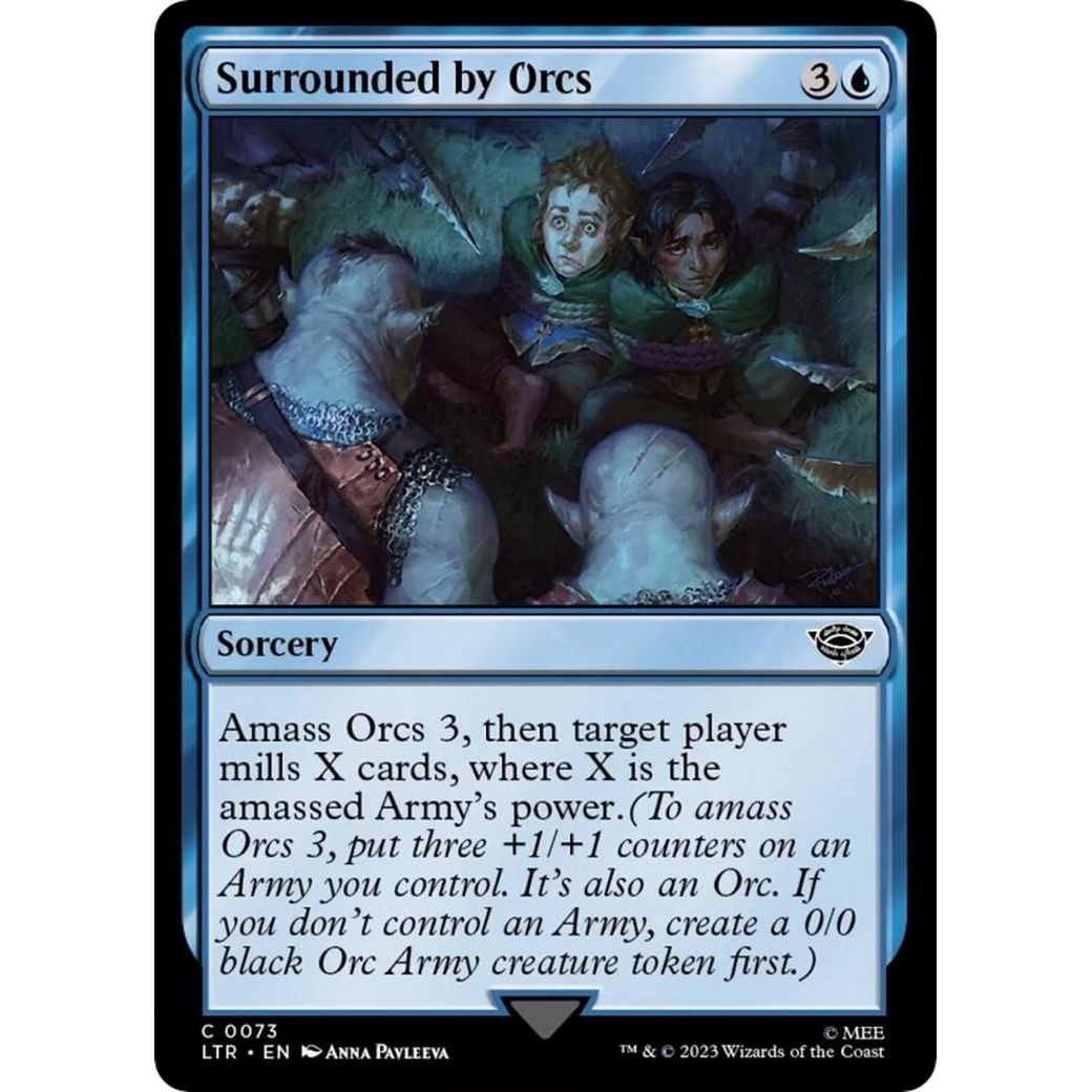 Image for Surrounded by Orcs (73) (LTR) - Magic: The Gathering