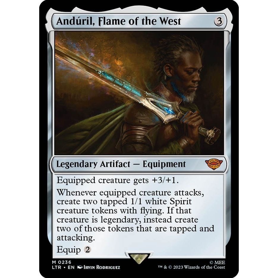 Image for Anduril, Flame of the West (236) (LTR) - Magic: The Gathering
