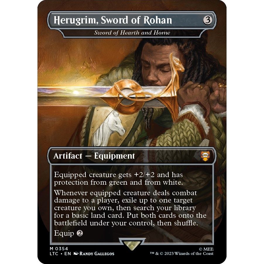 Image for Herugrim, Sword of Rohan - Sword of Hearth and Home (354) (LTC) - Magic: The Gathering
