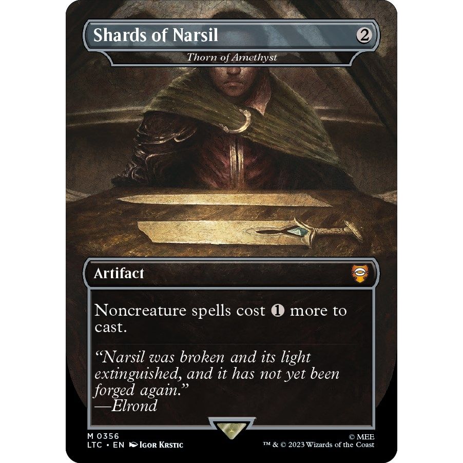 Image for Shards of Narsil - Thorn of Amethyst (356) (LTC) - Magic: The Gathering