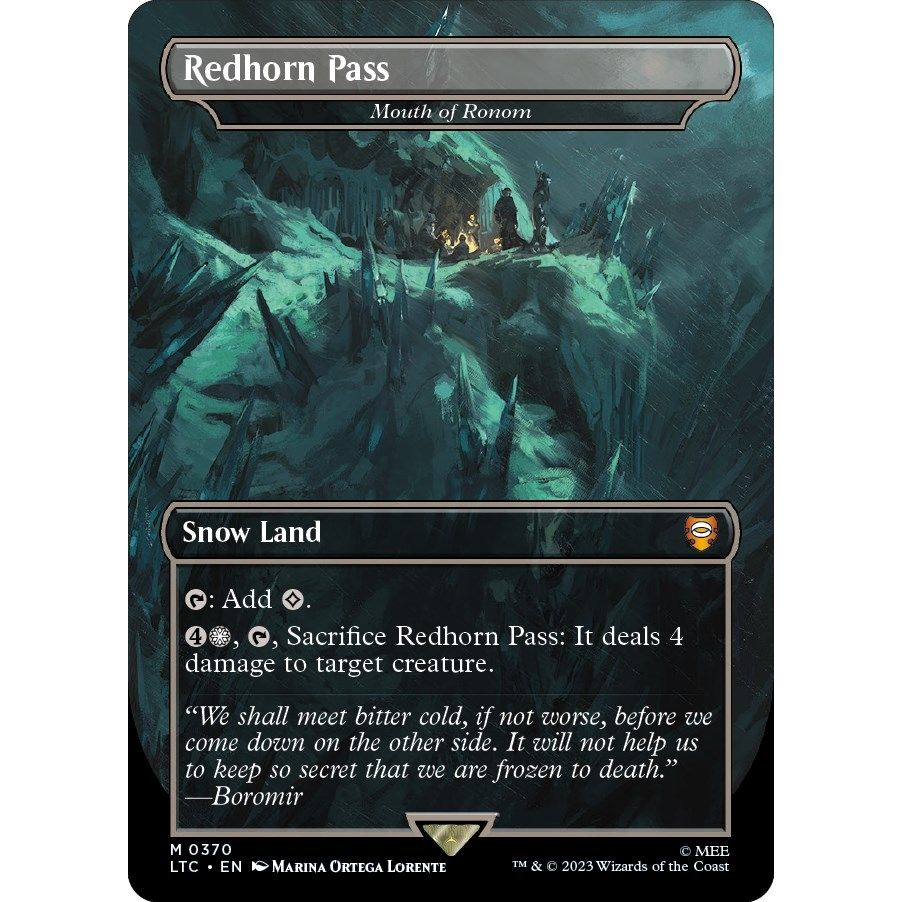 Image for Redhorn Pass - Mouth of Ronom (370) (LTC) - Magic: The Gathering