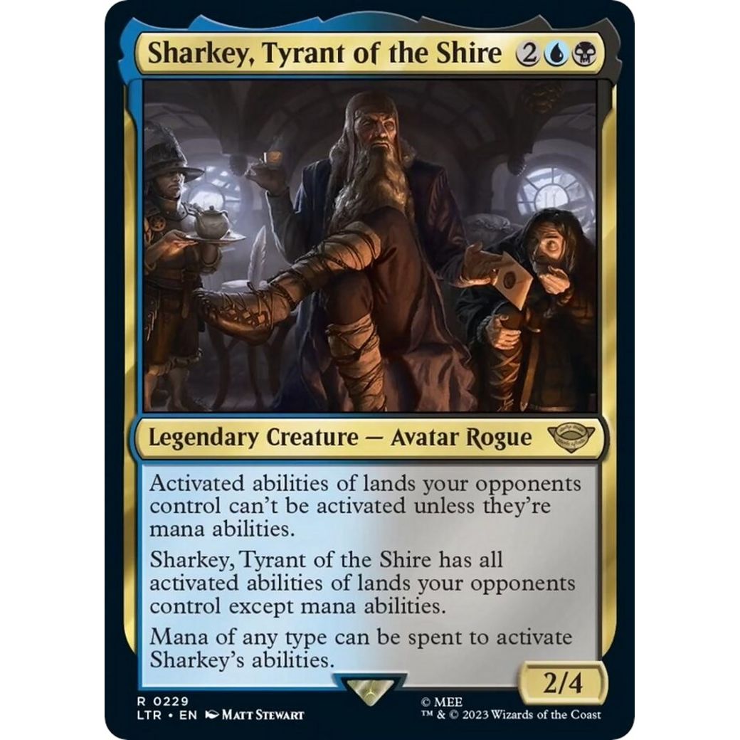 Image for Sharkey, Tyrant of the Shire (229) (LTR) - Magic: The Gathering