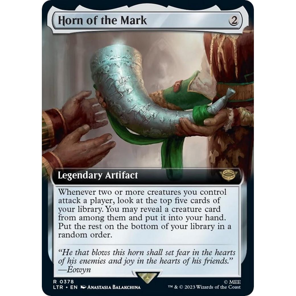 Image for Horn of the Mark (Extended Art) (378) (LTR) - Magic: The Gathering