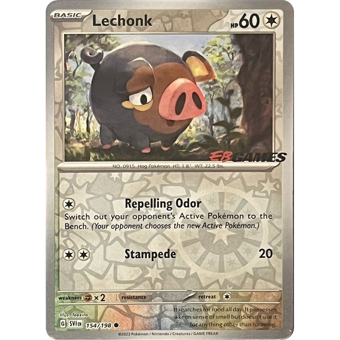 Image for Lechonk - 154/198 (EB Games Promo) (154/198) (MCAP) - Pokemon