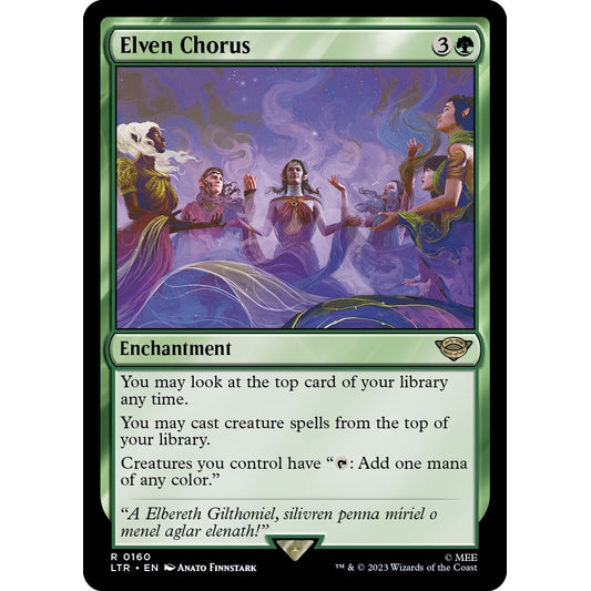 Image for Elven Chorus (160) (LTR) - Magic: The Gathering