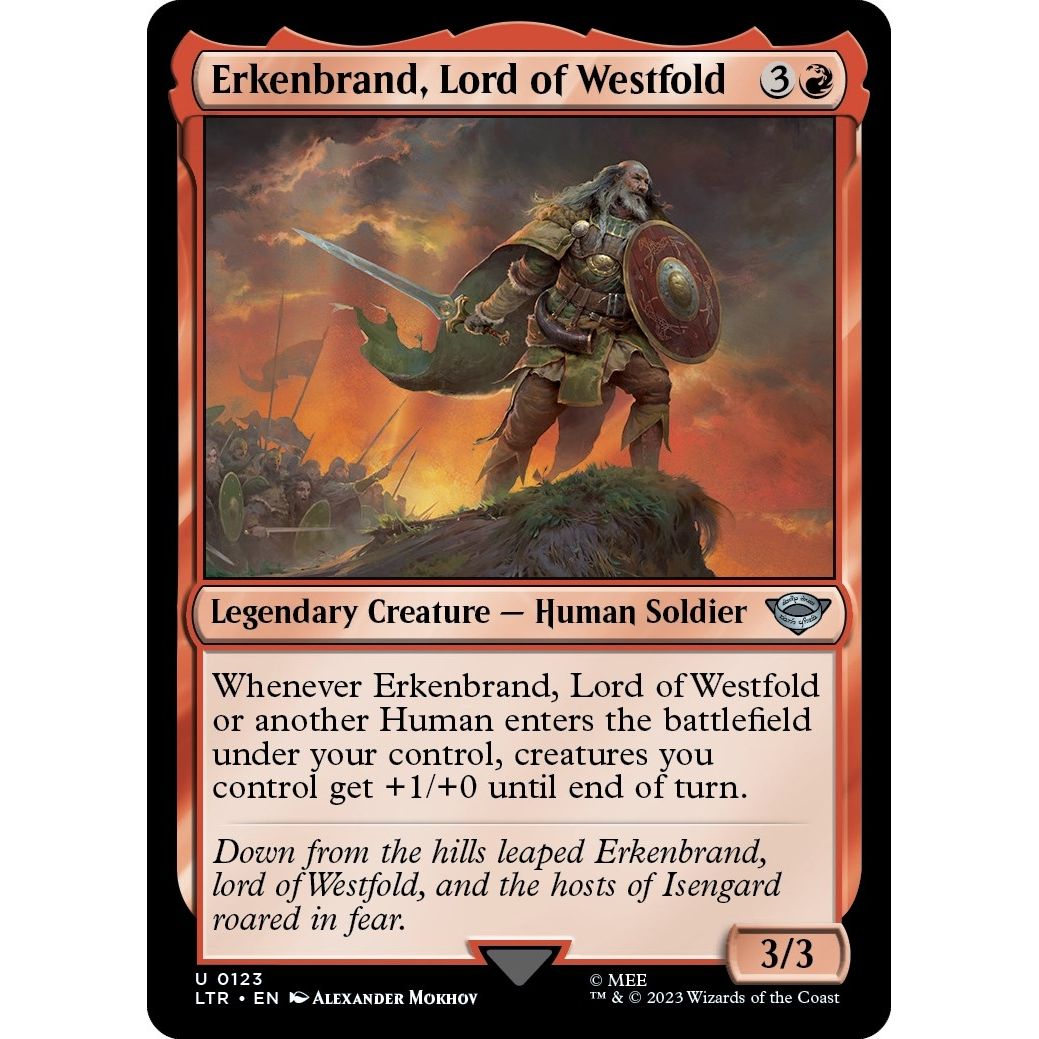 Image for Erkenbrand, Lord of Westfold (123) (LTR) - Magic: The Gathering