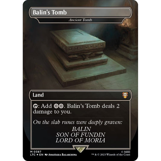 Image for Balin's Tomb - Ancient Tomb (Surge Foil) (387) (LTC) - Magic: The Gathering