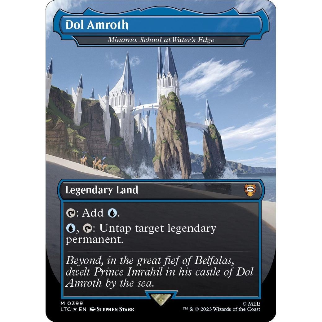 Image for Dol Amroth - Minamo, School at Water's Edge (Surge Foil) (399) (LTC) - Magic: The Gathering