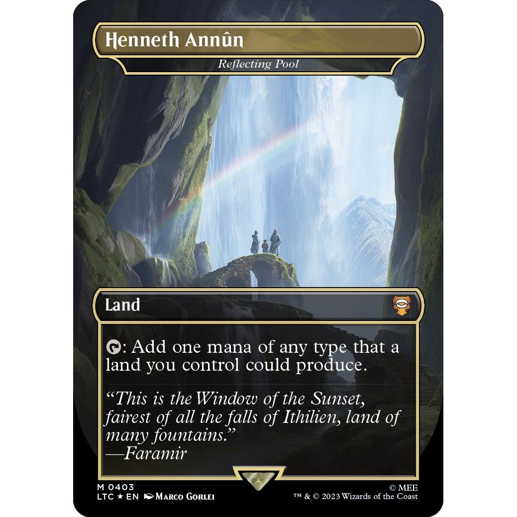 Image for Henneth Annun - Reflecting Pool (Surge Foil) (403) (LTC) - Magic: The Gathering
