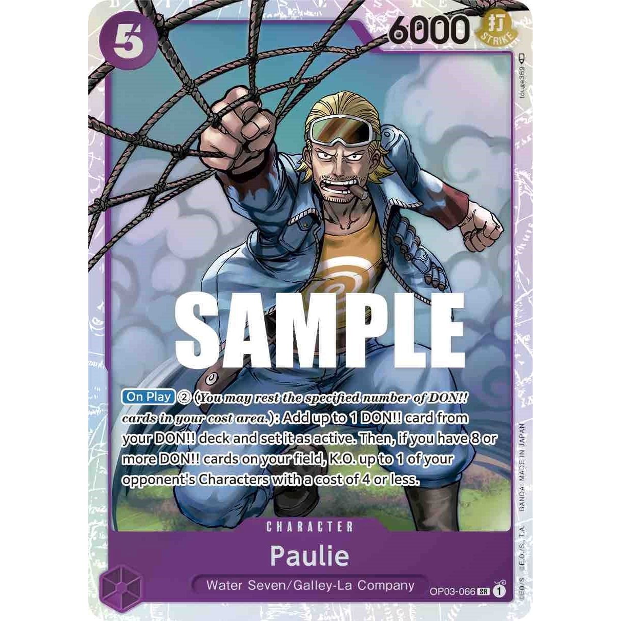 Image for Paulie (OP03-066) (OP03) - One Piece Card Game