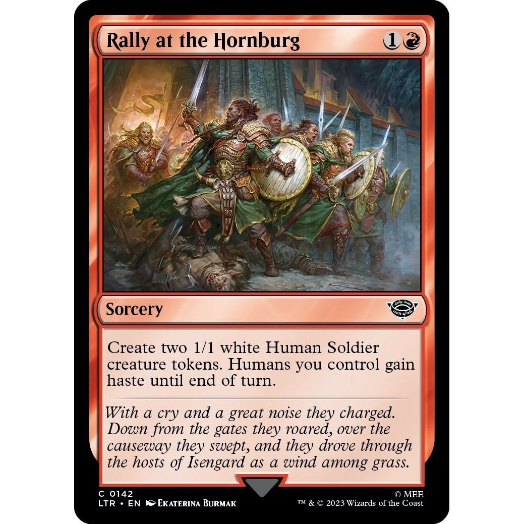 Image for Rally at the Hornburg (142) (LTR) - Magic: The Gathering