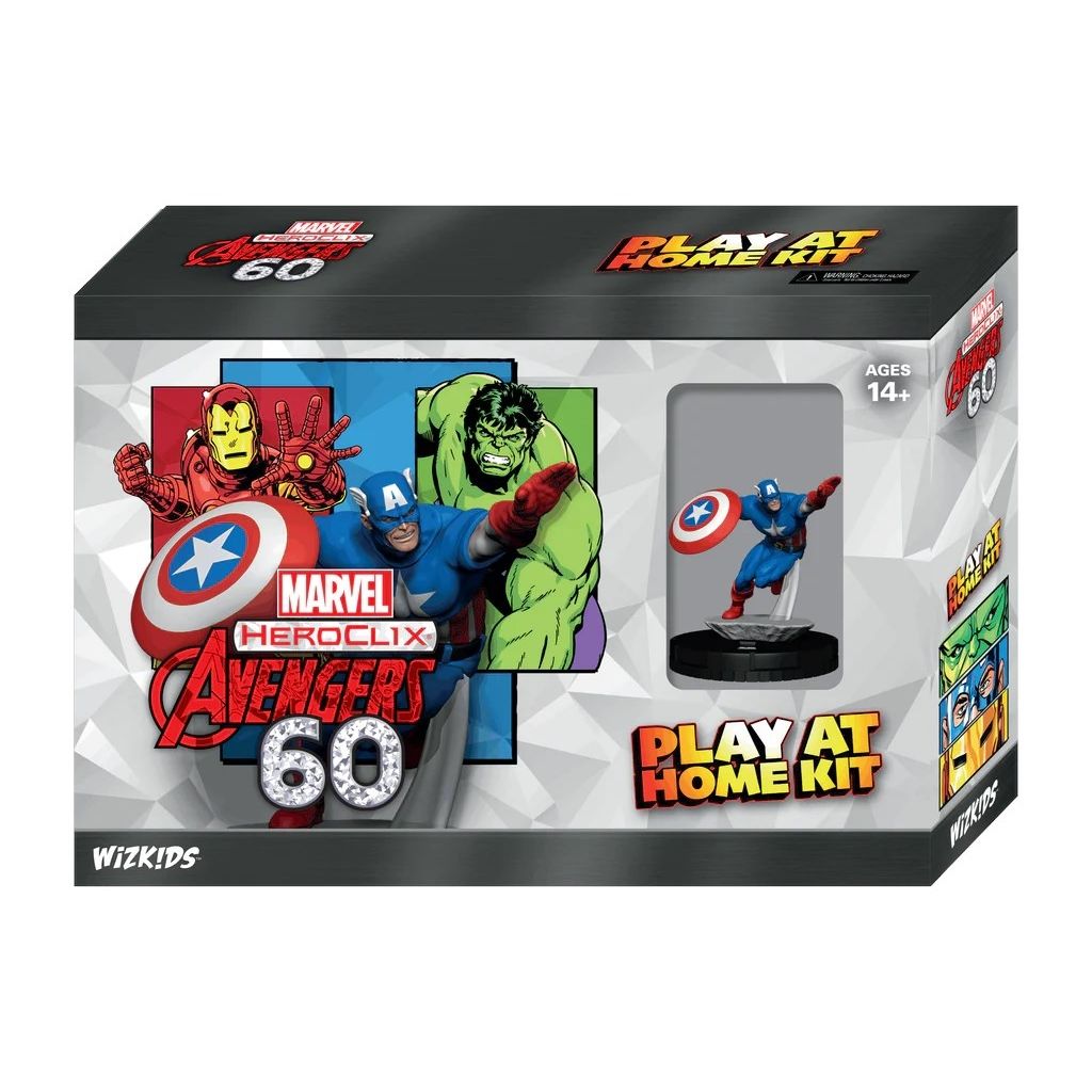 Image for Avengers 60th Anniversary Play at Home Kit: Captain America - Heroclix